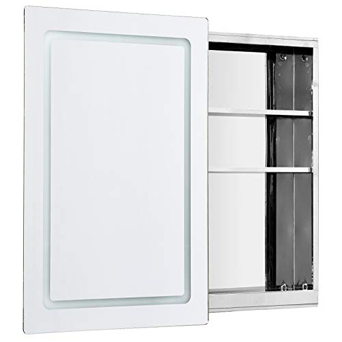 30" LED Illuminated Wall Mirror Medicine Bathroom