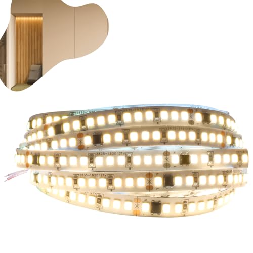 Fita Led 110v/220v Direta 192leds/m Rolo 10m Não Usa Fonte (Branco Neutro 220v)
