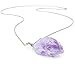 BOUTIQUELOVIN Purple Amethyst Quartz Stone Healing Crystal Pendant Necklace 30