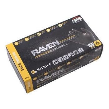 Amazon.com: SAS Safety 66518 Raven Powder-Free Disposable