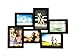 BestBuy Frames Wall Hanging Collage 6 Opening (3 - 4 x 6-Inch and 3 - 5 x 3.5-Inch) Picture Frame, Black