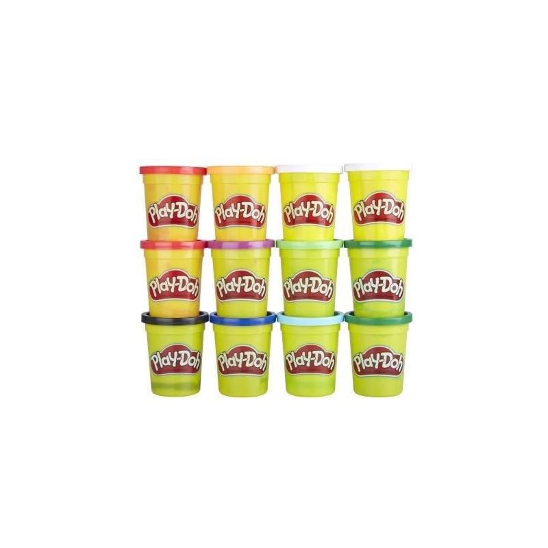 PLAY-DOH 12 pots of modelling clay – Winter colours – 112 g each