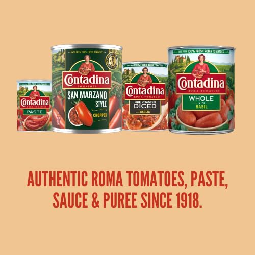 CONTADINA DICED TOMATOES, 14.5 OZ (PACK OF 4 CANS)