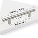 Gobrico Pack of 5 Stainless Steel Furniture Cabinet Pulls Dresser Handles T-bar Euro Style Kitchen Cupboard Door Knobs 128mm/5Inch Hole Centers