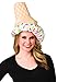 Rasta Imposta Vanilla Ice Cream Cone Hat Unisex Adult One Size Novelty Costume