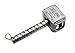 ThreeJ Thor Hammer Bottle Opener/Beer Opener/Wine Opener (Silver)