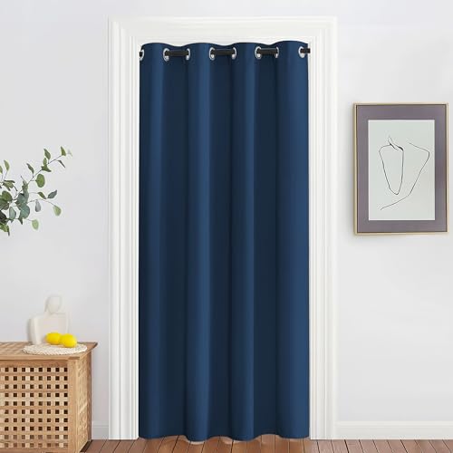 NICETOWN Blackout Doorway Curtain Drape Long