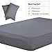 Vaulia Lightweight Microfiber Sheets, Solid Grey Color Full Size, 3-Piece Set (1 Fitted Sheet, 2 Pillowcases)