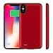 Battery Case Compatible with iPhone XS Max, Charging Case 5200mAh Rechargeable External Portable Battery Pack Power Bank Extended Backup Protective Case Red