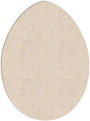 24" Egg Unfinished Wood Cutout Shape (Sizes 12"-36")