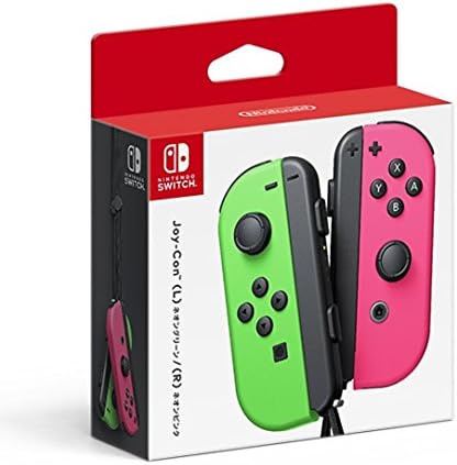 Amazon.com: Nintendo Joy-Con Controller Pair Neon Red/Neon Blue