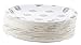 BLUE PANDA Disposable Plates - 80-Count Paper Plates, Elephant Party Supplies for Appetizer, Lunch, Dinner, and Dessert, Baby Shower, 9 x 9 Inches