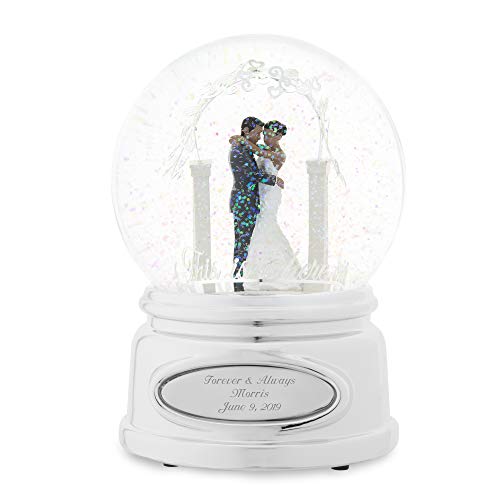 Things Remembered Personalized Wedding Couple Snow Globe with Engraving
