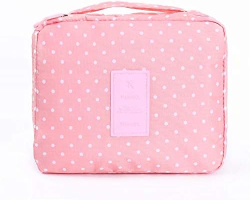 Cosmetic Bag Beauty Case Makeup Bag, Beauty Bag Travel Pouch Bag, Cosmetic Organizer Make Up Toiletry Bags Organiser Purse Handbag with Handle Waterproof Personalised for Women, Ladies & Girls