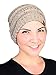 Womens Thick Soft Warm Chunky Knit Two Tone Slouchy Cancer Beanie Chemo Winter Hat