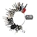 Construction Equipment Master Keys Set-Ignition Key Ring for Heavy Machines, 39 Key Set