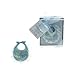Lunaura Baby Keepsake 12 pcs Baby Boy Blue Bib with Thank You Card Favors