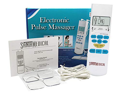 Santamedical Electronic Tens Unit Muscle Stimulator Handheld Pain Relief Pulse Massager Tens Machine