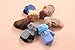 MarJunSep 4-Pack Winter Warm Fuzzy Fleece Baby Mitten Gloves Full Fingers with String for Infant Toddler Girls Boys 6 Months - 3 Years B-Pack