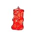 Gummygoods Gummy Bear Bite-Sized Light Up Keychain ? Tummy-Squeeze LED Light - Kids, Accessories, Backpack, Purse, Key Ring, Party Favors (Red)