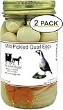 Pickled Quail Eggs (Mild Pickled Quail Eggs (Mild Heat)) 2 jars