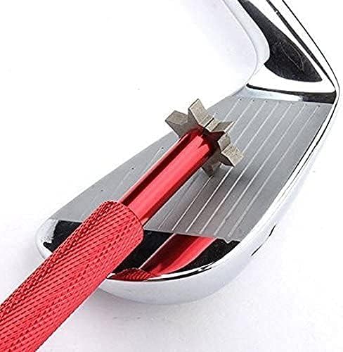 JAEVPDA Golf Club Groove Sharpener Tool,Golf Groove Tool with 6 Carbide Tungsten Steel Cutters, Groove Cleaner Tool Golf, Tool for All Lrons – Suitable for U & V-Grooves, Golf Accessory JAEVPDA Golf Club Groove Sharpener Tool,Golf Groove Tool with 6 Carbide Tungsten Steel Cutters, Groove Cleaner Tool Golf, Tool for All Lrons – Suitable for U & V-Grooves, Golf Accessory