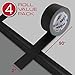 4 Pack Premium White Gaffer Tape 2 Inch x 90 Feet - White Gaff Tape - Industrial Grade Gaffers Tape for Events, Cords, Equipment and More - Easy to Tear into Small Strips by Hand - by Miloo