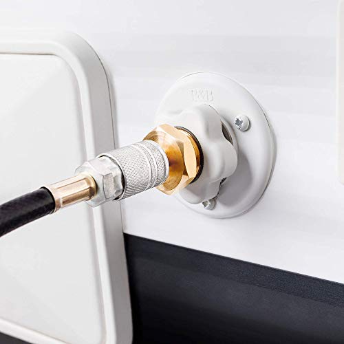 Heavy Duty RV and Camper Winterizing Blowout Plug Quick Connect Air Compressor | Easy Grip | Commercial Grade | Quick Connect Brass Fitting to Winterize Boats Motorhomes |Travel Trailers |Garden Hoses