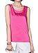 Qunson Women's Comfy Slolid Sleeveless Silky Camisole Tank Tops