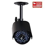 VideoSecu CCTV Day Night Vision Outdoor Color Bullet Home Surveillance Security Camera 36 Infrared IR LEDs with Free Security Warning Decal 1FY