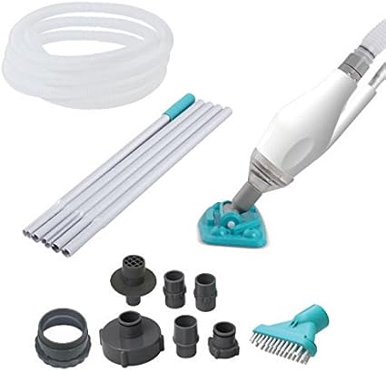 aspiradora para piscina kokido skooban kit para piscinas intex e inflables blanco azul