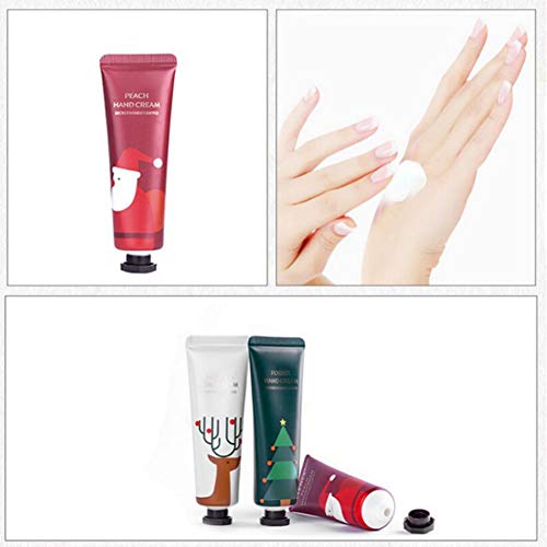 3 Pcs/Set Christmas Hand Cream Moisturizing Nourishing Dry Rough Anti-chapping Smooth Hands Whitening Hand Lotion - Thumbnail 4