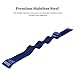 Hanlesi Band for Fitbit Charge 2 , Stainless Steel Bracelet Fitness Accessory Wristband for Fitbit Charge2 (Blue, 220mm)