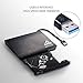 External DVD CD Drive, AIZUSOX USB 3.0 Portable CD DVD +/-RW Burner Drive Writer Player for Laptop Desktop PC Win 10/8/7/XP Linux Mac OS (Black)