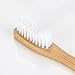 Natural Organic Bamboo Toothbrush Eco-Friendly Biodegradable Bamboo Handles BPA Free Soft Nylon Bristles, 4 Packs For Adult Dental Care