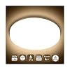 Öuesen 18 W waterdichte led-plafondlamp, moderne dunne ronde led-plafondlamp, 1650 lm, warmwit, 3000 K, led-plafondlamp…