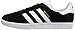 Adidas Originals Men's Gazelle Lace-up Sneaker,Black/White/Gold Met.,8 M US