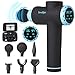 Percussion Massage Gun for Athletes - Percussive Handheld Deep Tissue Back Massager for Sore Muscle Pain Relief & Recovery - Portable Electric Body Massager Sports Drill - Rechargeable 6 Speeds Gift