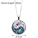 wentaotao Tai-Chi Yin-Yang Butterfly Necklace Earrings Bracelet 3pcs Gemstone Butterfly Jewelry Set