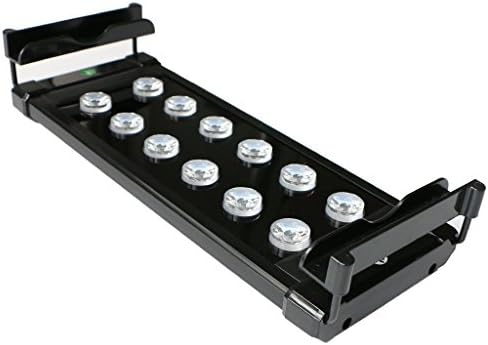 Bjour Big LED Aquarium Light Extendable Brackets Fish Tank Light White and Blue LEDs for tanks from 11" to 27"