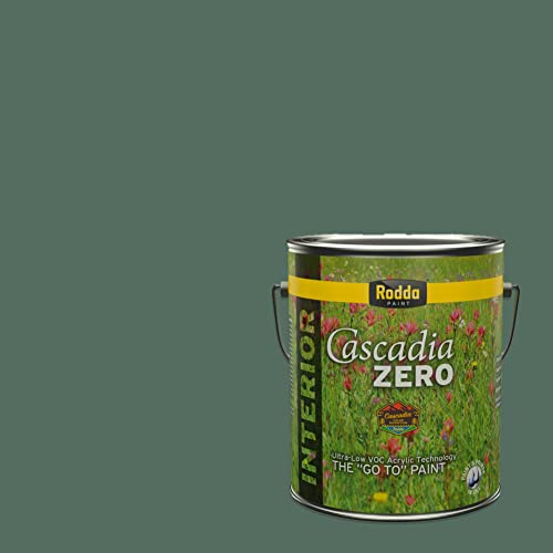 Rodda Paint CASCADIA ZERO Interior Semi-Gloss Paint & Primer in One, 1-Gallon,…