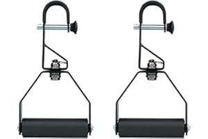 Yes4All Rotating Pull Up Handles - Great for Chin Up with Non-Slip & Foam Pad Grips - Twist Motion Pull Up/Pull Up Bar Handle