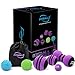 Fitballz Myofascial Trigger Point Release & Deep Tissue Therapy Kit 6 Pack – Foam, Spiky & Peanut Balls in 3 Sizes