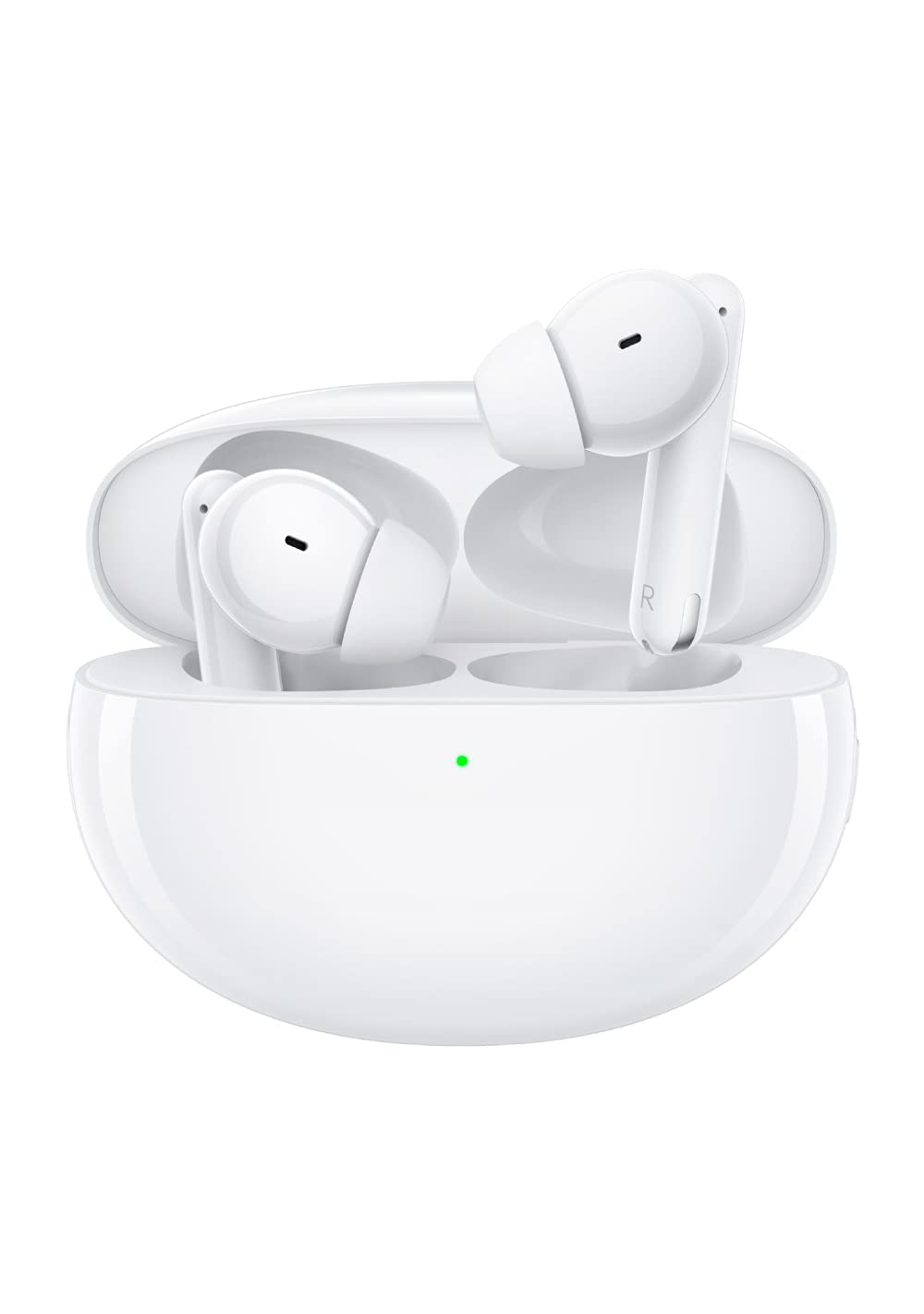 OPPO Enco Free2 White Wireless Earphones, Dynaudio Collaboration, Noise Canceling, Personalized, Multi-Connection, Up to 30 Hours Playback, Waterproof, Dustproof