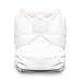 Thirsties Duo Wrap Cloth Diaper Cover, Hook and Loop Closure, White Size One (6-18 lbs)