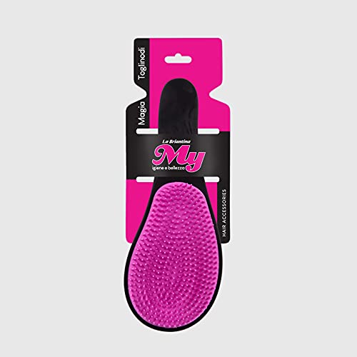 La Briantina Detangling Hair Brush Anti Knots, Soft and Flexible Bristles, Length 20 cm