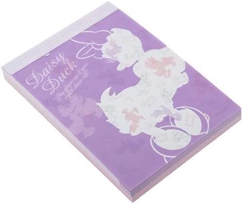 Amazon 日本ディズニー公式デイジーダック キュートウィンドウシルエットパープルmemo Pad Planner Withカラフルwriting用紙マルチデザインassortedカラー素晴らしいギフト おもちゃ おもちゃ