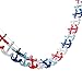 Fun Express - Nautical Anchor Garland for Birthday - Party Decor - Hanging Decor - Garland - Birthday - 1 Piece