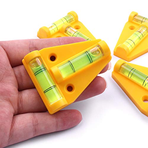 Atoplee 10pcs 2 Way T-Type Mini Spirit Level 44mm58mm Bubble for Professional Measuring/Normal Usage - Thumbnail 3
