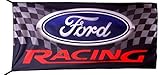 FORD RACING FLAG BANNER 2.5 X 5 ft